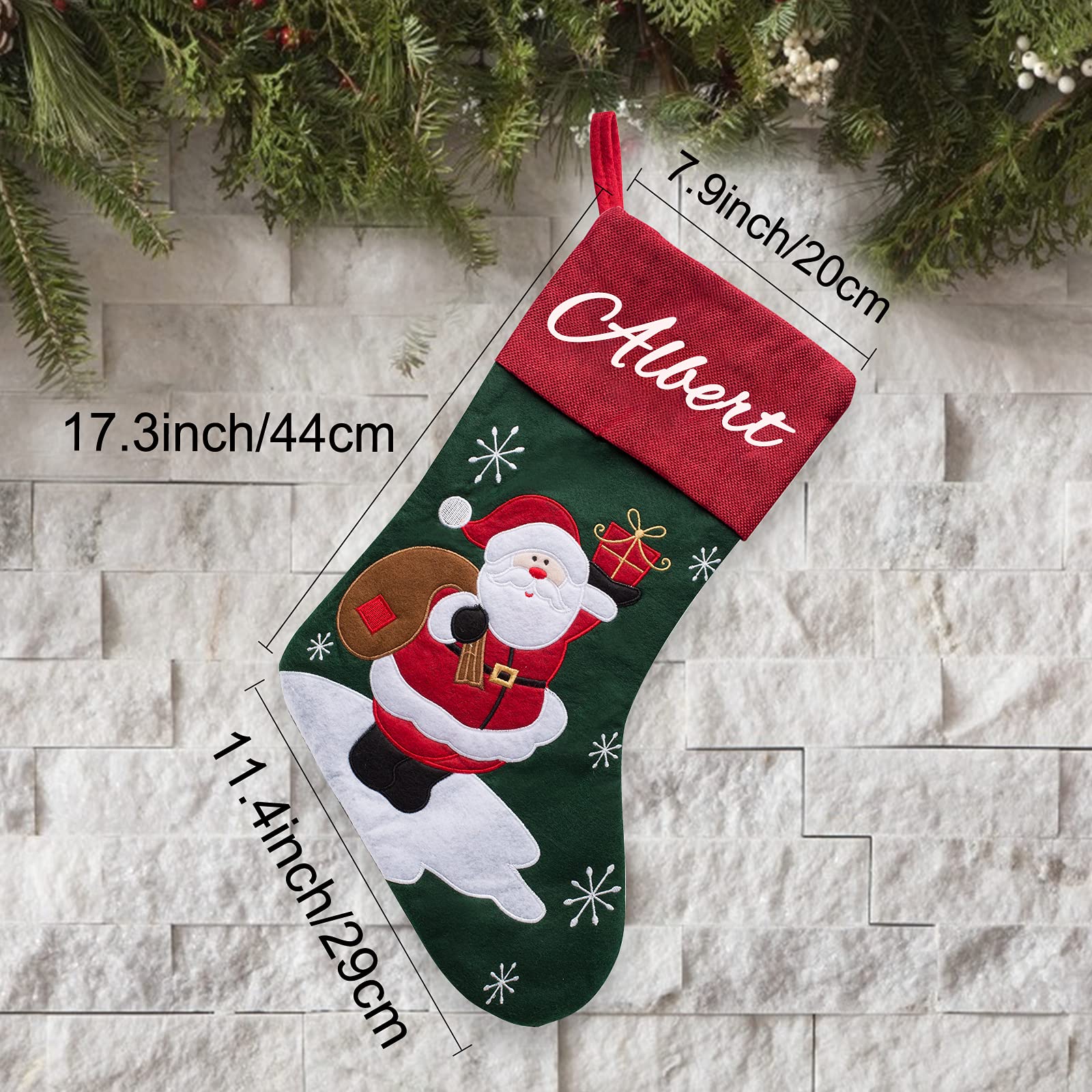 Amazon.co.jp: SIMIEEK クリスマスストッキング パーソナライズネーム